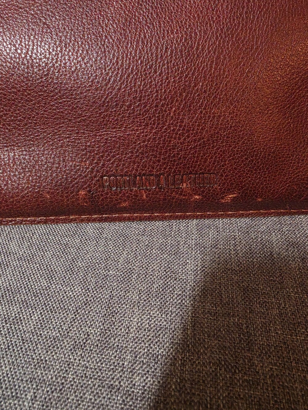 Portland Leather Laptop Case - Picture 2 of 6